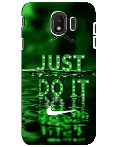 Чехол для Samsung Galaxy J4 2018 (SM-J400F) с картинкой «Зеленый неоновый Nike»