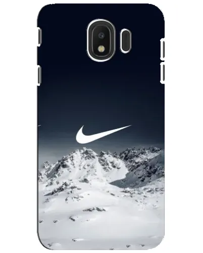Чехол для Samsung Galaxy J4 2018 (SM-J400F) с картинкой «Nike — зимние горы»