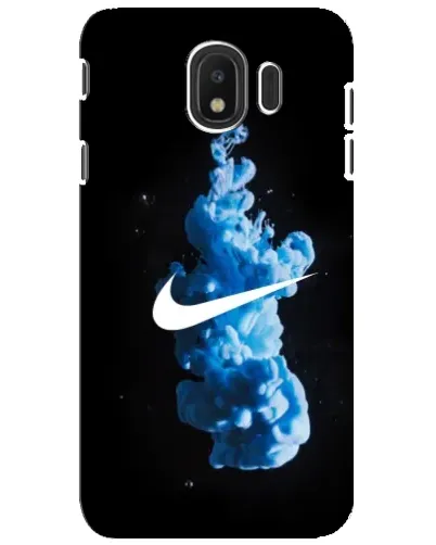Чехол для Samsung Galaxy J4 2018 (SM-J400F) с картинкой «Nike и синий дым»