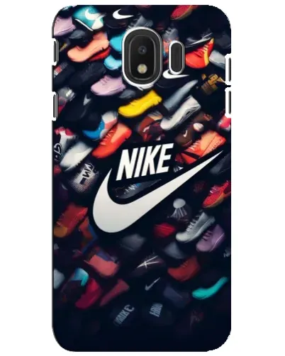 Чехол для Samsung Galaxy J4 2018 (SM-J400F) с картинкой «Коллекция кроссовок Nike»