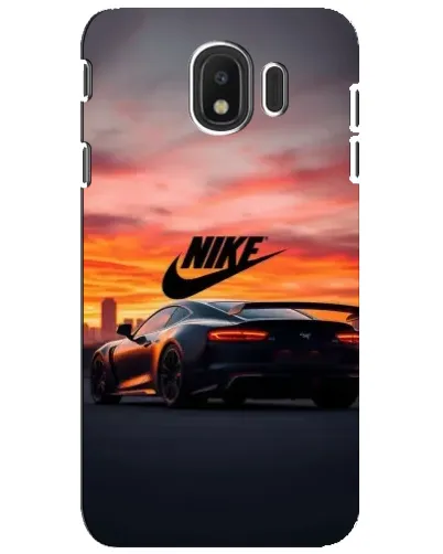 Чехол для Samsung Galaxy J4 2018 (SM-J400F) с картинкой «Nike и суперкар»