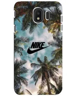 Чехол для Samsung Galaxy J4 2018 (SM-J400F) с картинкой «Тропический принт Nike»