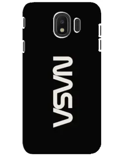 Чохол для Samsung Galaxy J4 2018 (SM-J400F) з картинкою «NASA — вертикальний логотип»
