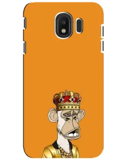 Чехол для Samsung Galaxy J4 2018 (SM-J400F) с картинкой «Золотая обезьяна Bored Ape» Чехол для Samsung Galaxy J4 2018 (SM-J400F) с картинкой «Золотая обезьяна Bored Ape»