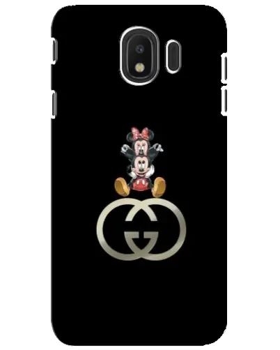Чехол для Samsung Galaxy J4 2018 (SM-J400F) с картинкой «Минни Маус на лого» Чехол для Samsung Galaxy J4 2018 (SM-J400F) с картинкой «Минни Маус на лого»