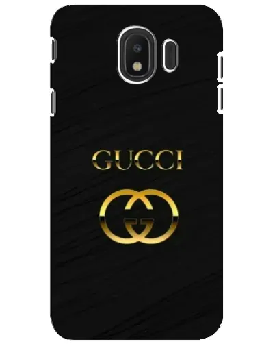 Чехол для Samsung Galaxy J4 2018 (SM-J400F) с картинкой «Золотой логотип Gucci» Чехол для Samsung Galaxy J4 2018 (SM-J400F) с картинкой «Золотой логотип Gucci»