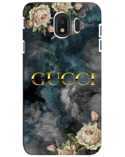 Чехол для Samsung Galaxy J4 2018 (SM-J400F) с картинкой «Абстрактные цветы Gucci» Чехол для Samsung Galaxy J4 2018 (SM-J400F) с картинкой «Абстрактные цветы Gucci»