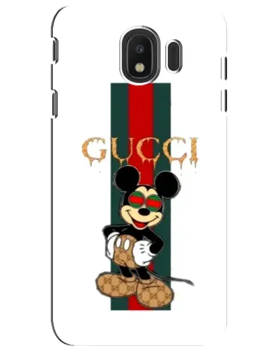 Чехол для Samsung Galaxy J4 2018 (SM-J400F) с картинкой «Микки Маус Gucci — полосы» Чехол для Samsung Galaxy J4 2018 (SM-J400F) с картинкой «Микки Маус Gucci — полосы»