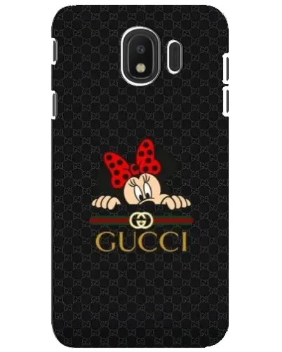 Чехол для Samsung Galaxy J4 2018 (SM-J400F) с картинкой «Минни Маус Gucci — черный» Чехол для Samsung Galaxy J4 2018 (SM-J400F) с картинкой «Минни Маус Gucci — черный»