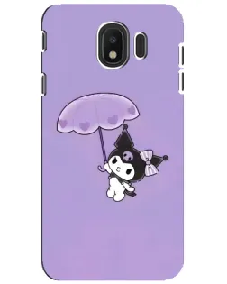 Чехол для Samsung Galaxy J4 2018 (SM-J400F) с картинкой «Kuromi с зонтиком»