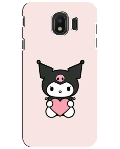 Чехол для Samsung Galaxy J4 2018 (SM-J400F) с картинкой «Kuromi и сердце»