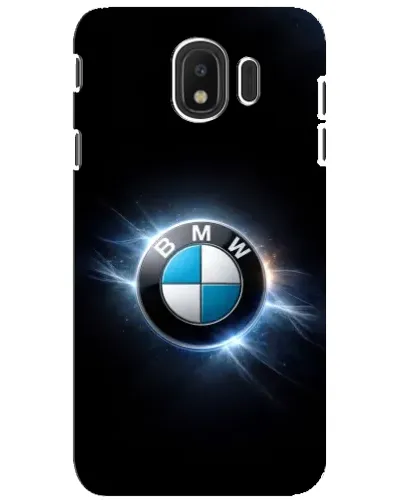 Чехол для Samsung Galaxy J4 2018 (SM-J400F) с картинкой «BMW — неоновое сияние»