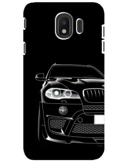Чохол для Samsung Galaxy J4 2018 (SM-J400F) з картинкою «Темний силует BMW»