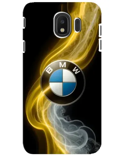 Чехол для Samsung Galaxy J4 2018 (SM-J400F) с картинкой «Золотистый дым BMW»