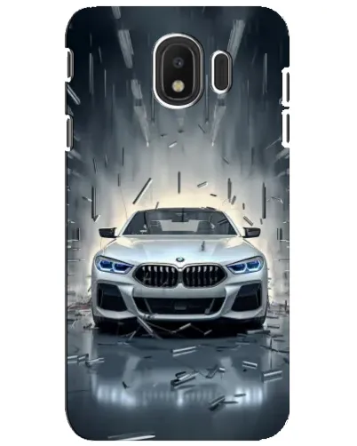 Чехол для Samsung Galaxy J4 2018 (SM-J400F) с картинкой «BMW в свете фар»