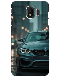 Чохол для Samsung Galaxy J4 2018 (SM-J400F) з картинкою «BMW у вогнях міста»