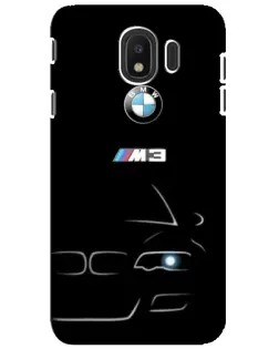 Чохол для Samsung Galaxy J4 2018 (SM-J400F) з картинкою «Мінімалістичний принт BMW M3»