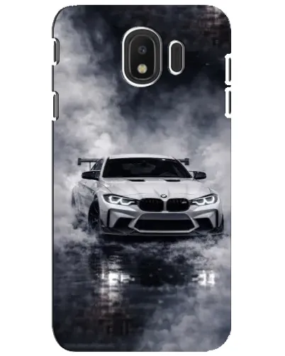 Чехол для Samsung Galaxy J4 2018 (SM-J400F) с картинкой «BMW сквозь туман»