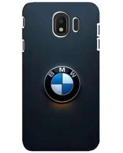 Чохол для Samsung Galaxy J4 2018 (SM-J400F) з картинкою «Логотип BMW — мінімалізм»