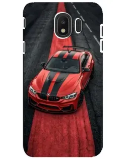 Чохол для Samsung Galaxy J4 2018 (SM-J400F) з картинкою «BMW на червоній доріжці»