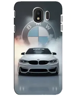 Чохол для Samsung Galaxy J4 2018 (SM-J400F) з картинкою «BMW в білому диму»