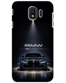 Чохол для Samsung Galaxy J4 2018 (SM-J400F) з картинкою «BMW крізь нічне місто»