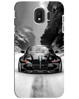 Чохол для Samsung Galaxy J4 2018 (SM-J400F) з картинкою «BMW — акварельний дрифт»