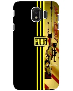 Чехол для Samsung Galaxy J4 2018 (SM-J400F) с картинкой «PUBG — камуфляжный шлем» Чехол для Samsung Galaxy J4 2018 (SM-J400F) с картинкой «PUBG — камуфляжный шлем»