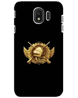 Чехол для Samsung Galaxy J4 2018 (SM-J400F) с картинкой «PUBG — оранжевый градиент» Чехол для Samsung Galaxy J4 2018 (SM-J400F) с картинкой «PUBG — оранжевый градиент»