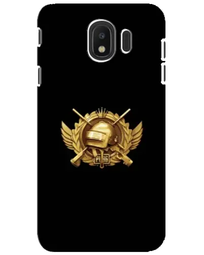 Чехол для Samsung Galaxy J4 2018 (SM-J400F) с картинкой «PUBG — оранжевый градиент»