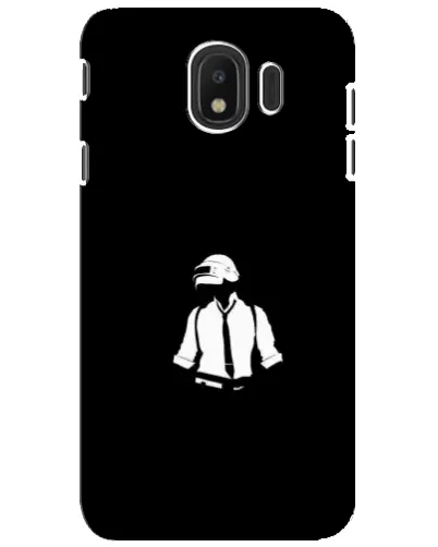 Чехол для Samsung Galaxy J4 2018 (SM-J400F) с картинкой «PUBG — белый шлем»