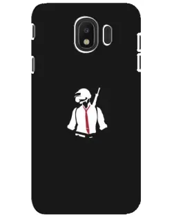 Чехол для Samsung Galaxy J4 2018 (SM-J400F) с картинкой «PUBG — силуэт воина»