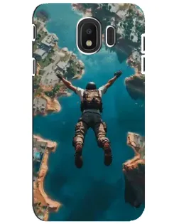 Чехол для Samsung Galaxy J4 2018 (SM-J400F) с картинкой «PUBG — свободное падение»