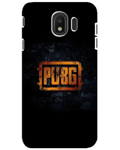 Чехол для Samsung Galaxy J4 2018 (SM-J400F) с картинкой «PUBG — золотой логотип»