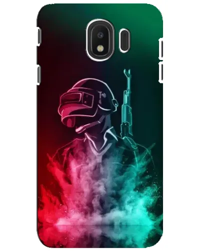 Чехол для Samsung Galaxy J4 2018 (SM-J400F) с картинкой «PUBG — огненный воин»
