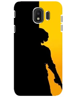 Чехол для Samsung Galaxy J4 2018 (SM-J400F) с картинкой «Тень воина PUBG»