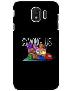 Чехол для Samsung Galaxy J4 2018 (SM-J400F) с картинкой «Логотип Among Us» Чехол для Samsung Galaxy J4 2018 (SM-J400F) с картинкой «Логотип Among Us»