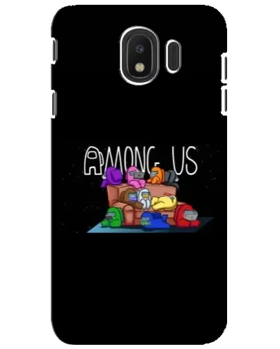 Чехол для Samsung Galaxy J4 2018 (SM-J400F) с картинкой «Логотип Among Us»