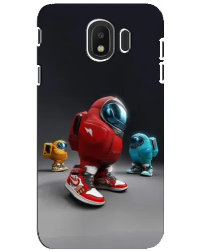 Чехол для Samsung Galaxy J4 2018 (SM-J400F) с картинкой «Among Us — 3D стиль»