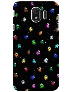 Чехол для Samsung Galaxy J4 2018 (SM-J400F) с картинкой «Экипаж Among Us» Чехол для Samsung Galaxy J4 2018 (SM-J400F) с картинкой «Экипаж Among Us»