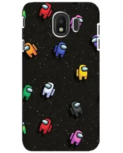 Чехол для Samsung Galaxy J4 2018 (SM-J400F) с картинкой «Космический паттерн Among Us» Чехол для Samsung Galaxy J4 2018 (SM-J400F) с картинкой «Космический паттерн Among Us»