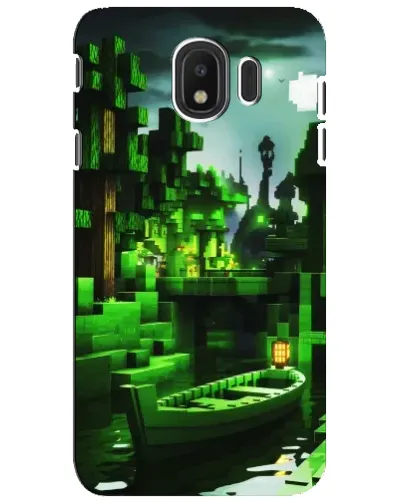 Чехол для Samsung Galaxy J4 2018 (SM-J400F) с картинкой «Minecraft лесной пейзаж» Чехол для Samsung Galaxy J4 2018 (SM-J400F) с картинкой «Minecraft лесной пейзаж»