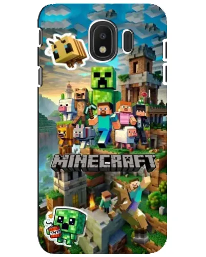 Чехол для Samsung Galaxy J4 2018 (SM-J400F) с картинкой «Замок Minecraft» Чехол для Samsung Galaxy J4 2018 (SM-J400F) с картинкой «Замок Minecraft»