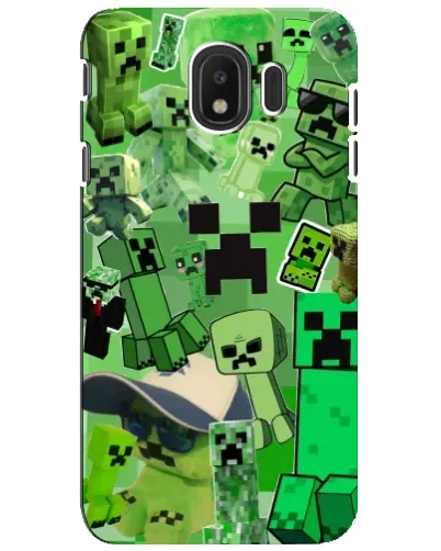 Чехол для Samsung Galaxy J4 2018 (SM-J400F) с картинкой «Криперы Minecraft» Чехол для Samsung Galaxy J4 2018 (SM-J400F) с картинкой «Криперы Minecraft»