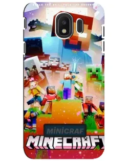 Чехол для Samsung Galaxy J4 2018 (SM-J400F) с картинкой «Minecraft герои игры» Чехол для Samsung Galaxy J4 2018 (SM-J400F) с картинкой «Minecraft герои игры»