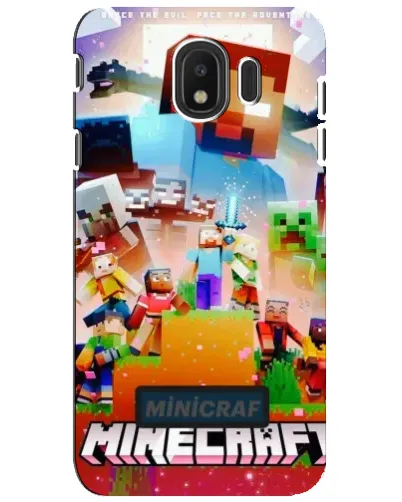 Чехол для Samsung Galaxy J4 2018 (SM-J400F) с картинкой «Minecraft герои игры» Чехол для Samsung Galaxy J4 2018 (SM-J400F) с картинкой «Minecraft герои игры»