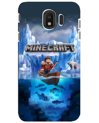 Чехол для Samsung Galaxy J4 2018 (SM-J400F) с картинкой «Minecraft ледяной мир» Чехол для Samsung Galaxy J4 2018 (SM-J400F) с картинкой «Minecraft ледяной мир»