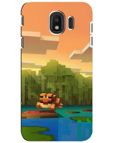 Чехол для Samsung Galaxy J4 2018 (SM-J400F) с картинкой «Майнкрафт закат солнца» Чехол для Samsung Galaxy J4 2018 (SM-J400F) с картинкой «Майнкрафт закат солнца»
