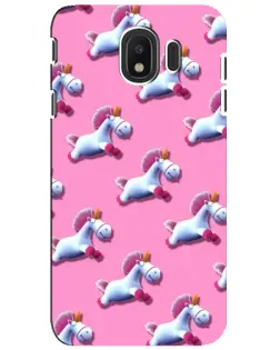 Чехол для Samsung Galaxy J4 2018 (SM-J400F) с картинкой «Единороги на розовом» Чехол для Samsung Galaxy J4 2018 (SM-J400F) с картинкой «Единороги на розовом»