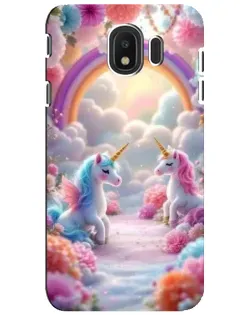 Чехол для Samsung Galaxy J4 2018 (SM-J400F) с картинкой «Радуга и единороги» Чехол для Samsung Galaxy J4 2018 (SM-J400F) с картинкой «Радуга и единороги»